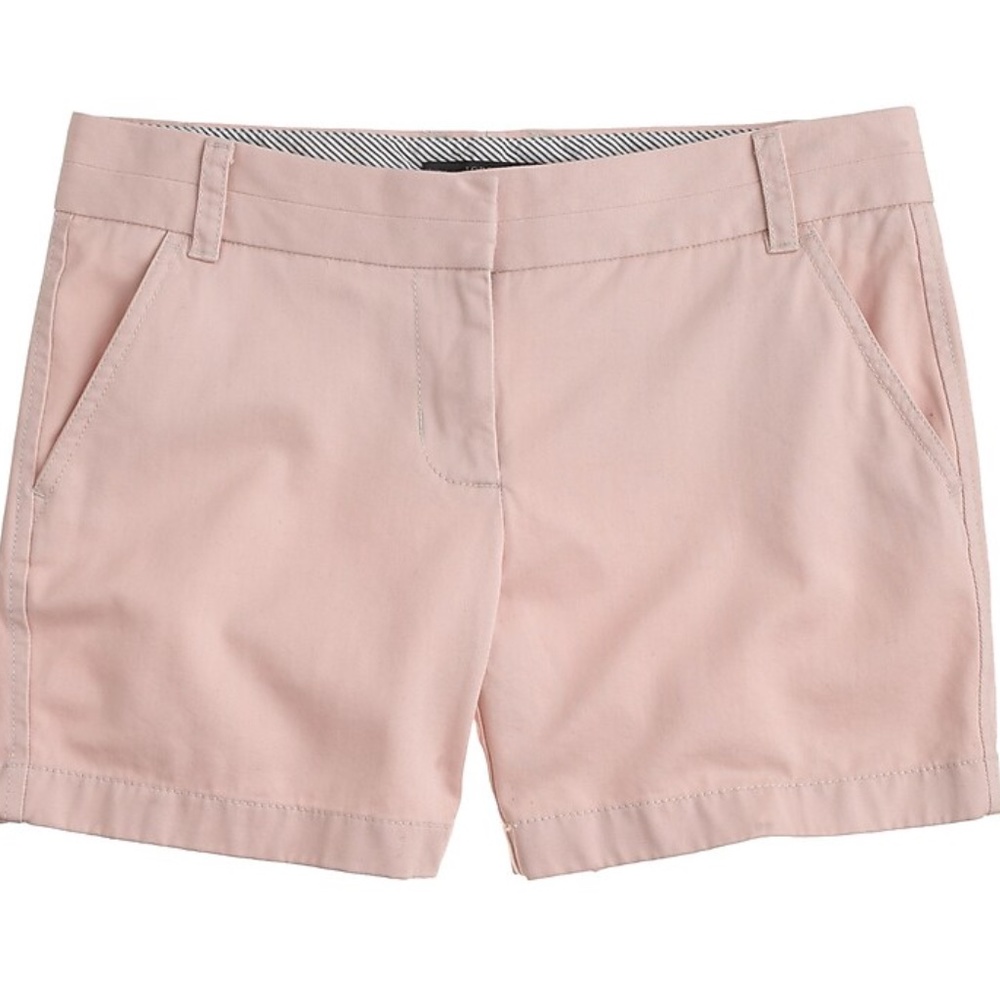J. Crew 5" Chino Short Pink Distressed Quartz Cotton - Sz 10